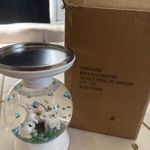Easter Bunny Snow Globe